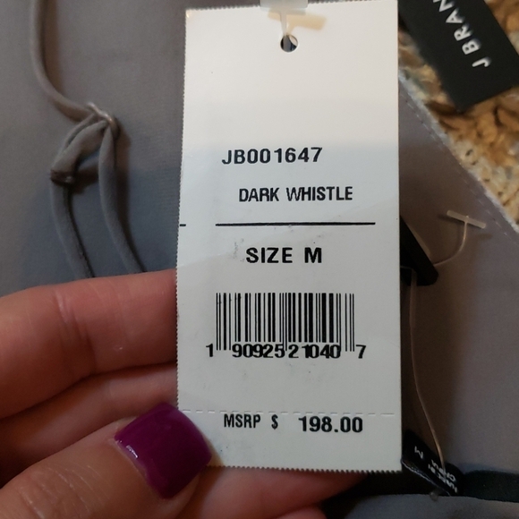 J Brand Lucy Velvet Peplum Cami Top NEW - Picture 8 of 9